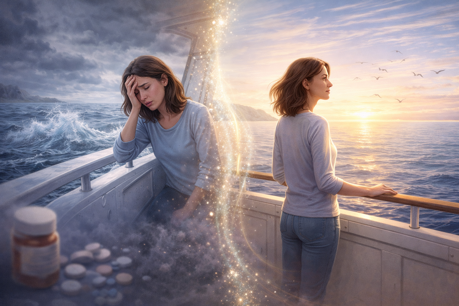 Healing Motion Sickness or Sea Sickness